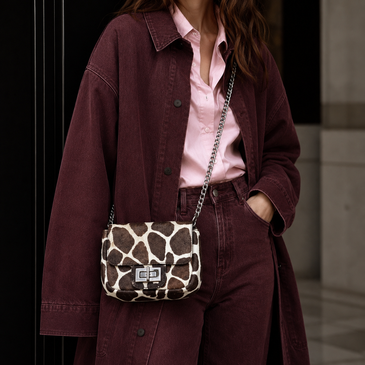 Cartera Print Jirafa