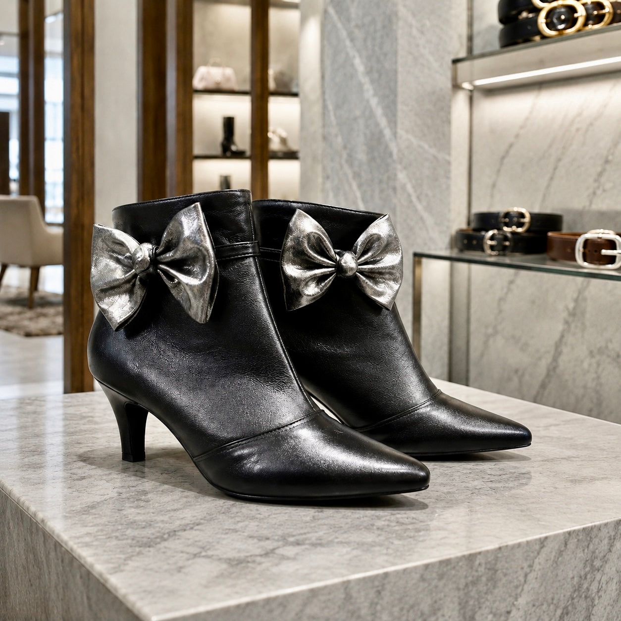 Botines Romina Negro