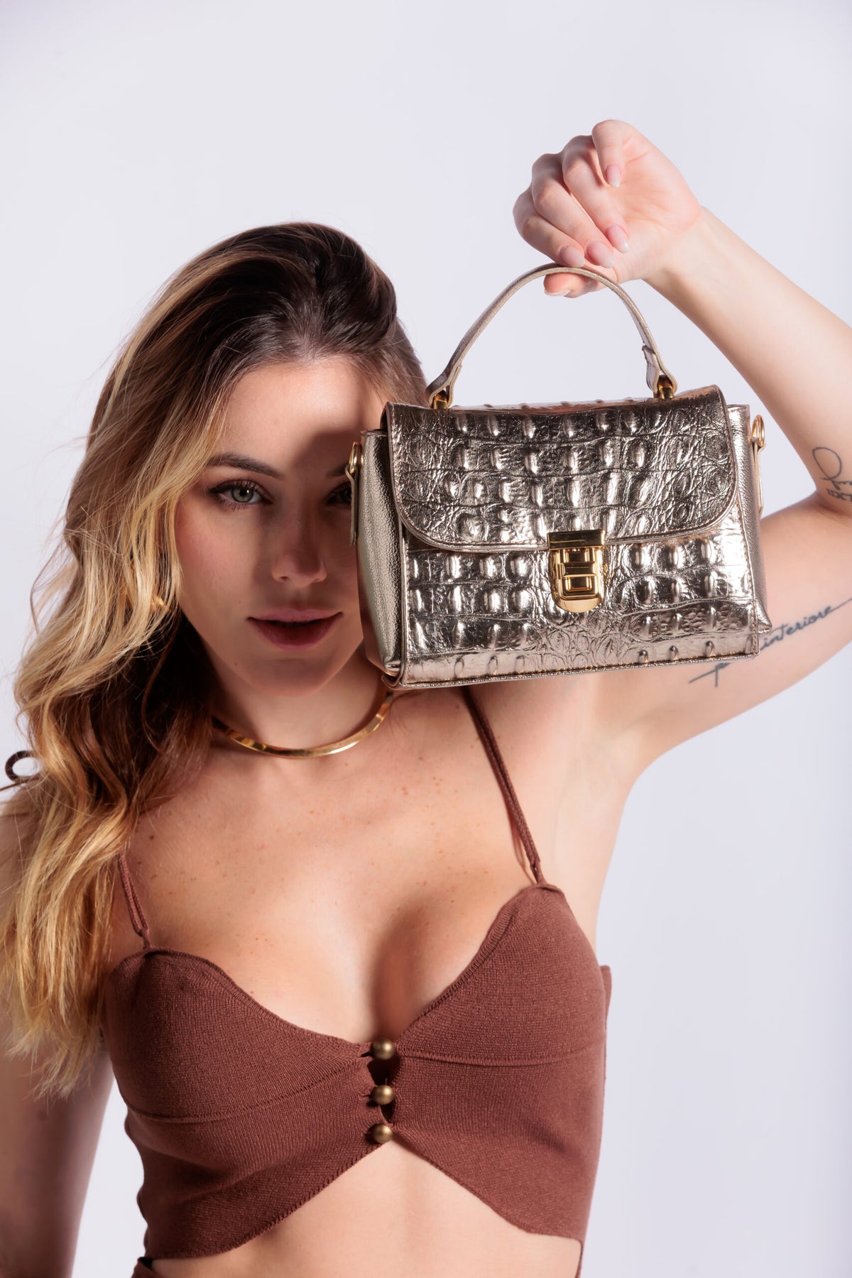 Cartera Amira Acero