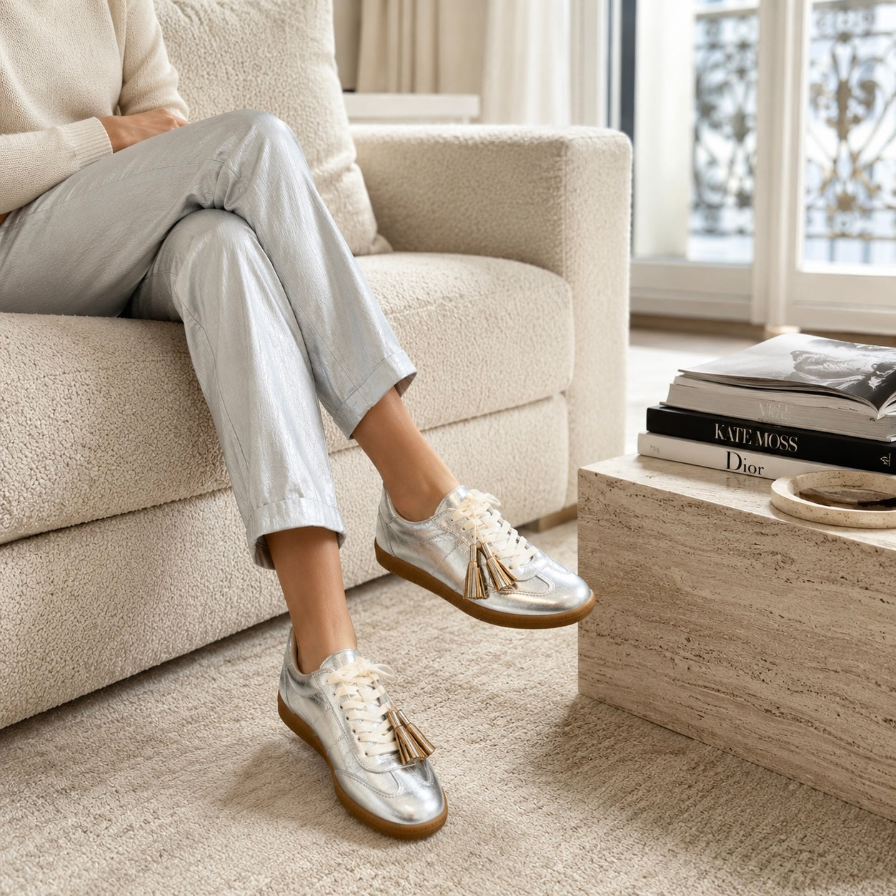 Zapatillas Mila Silver