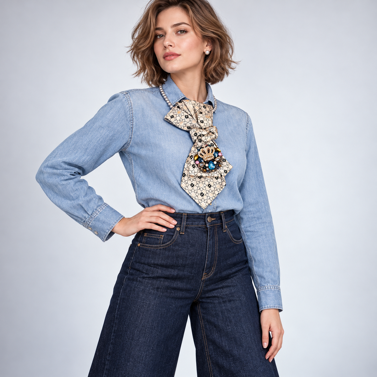 Collar Corbata Isabel