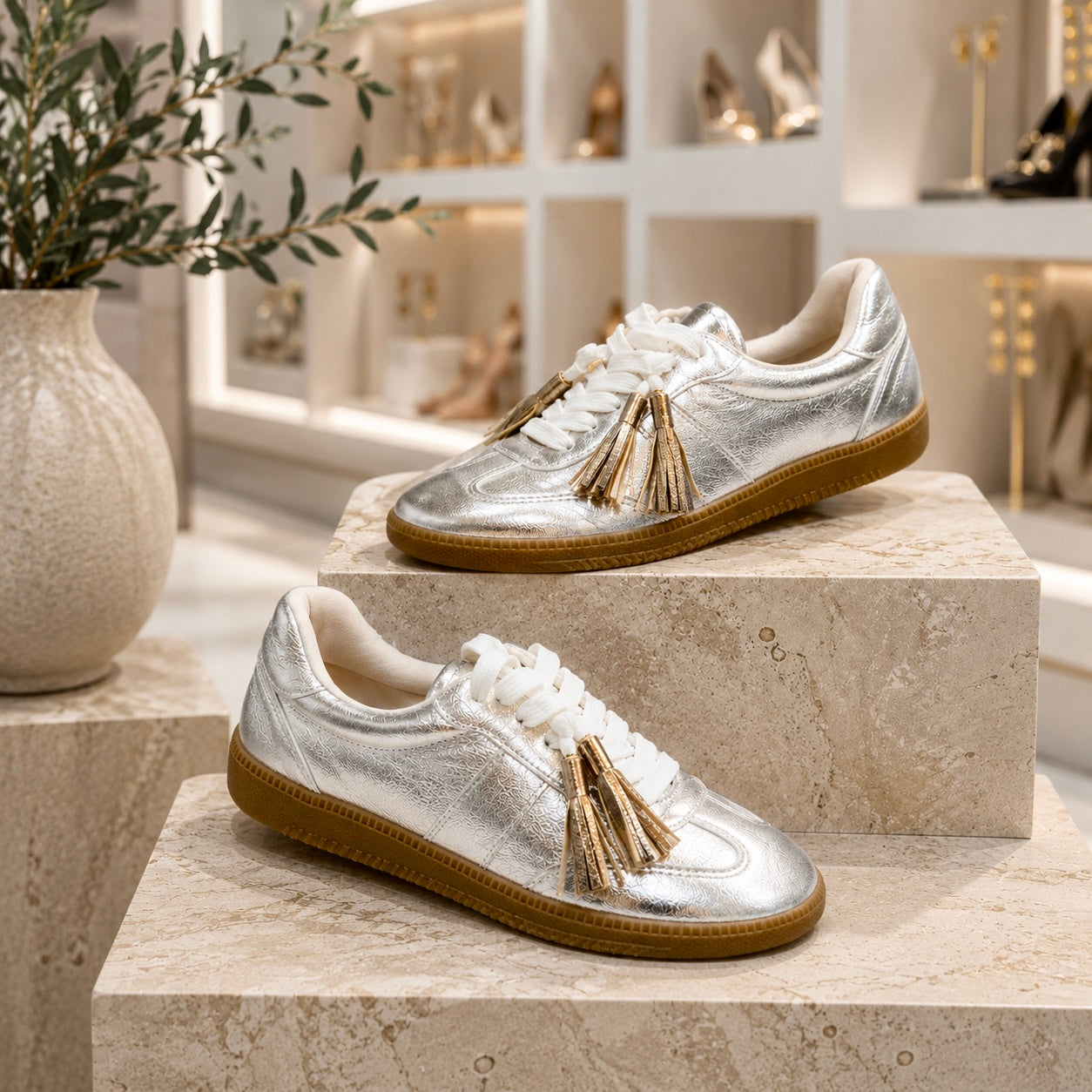 Zapatillas Mila Silver