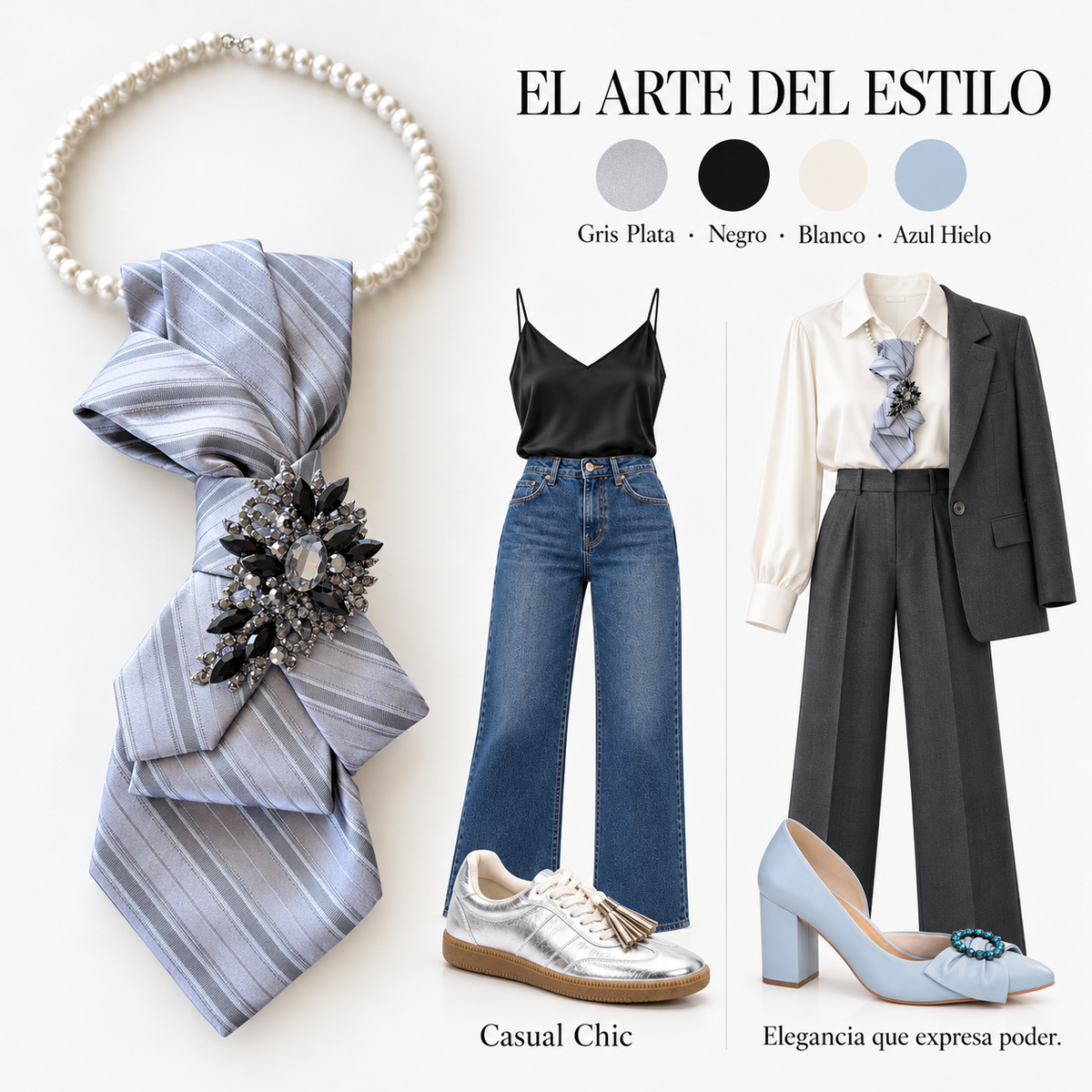 Collar Corbata Leticia