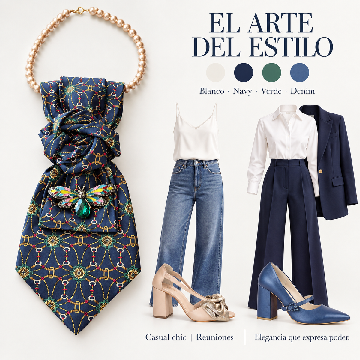 Collar Corbata Alicia