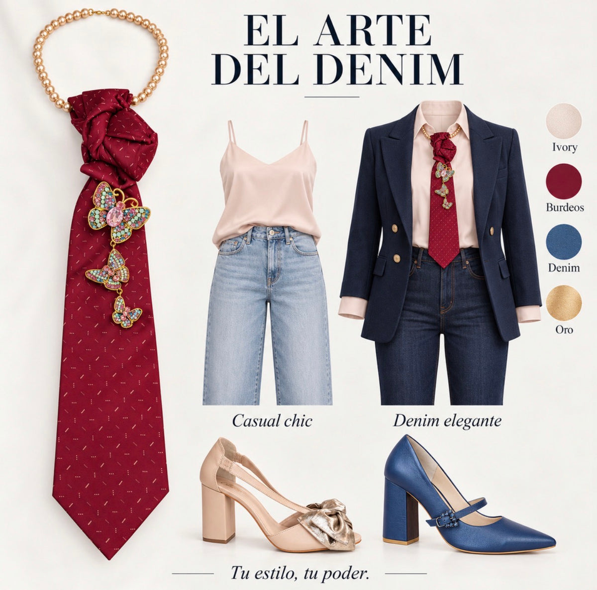 Collar Corbata Lina