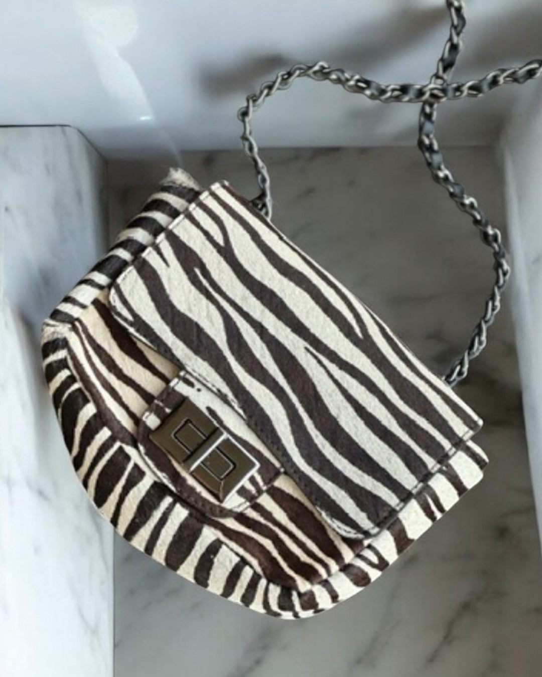 Cartera  Print Zebra