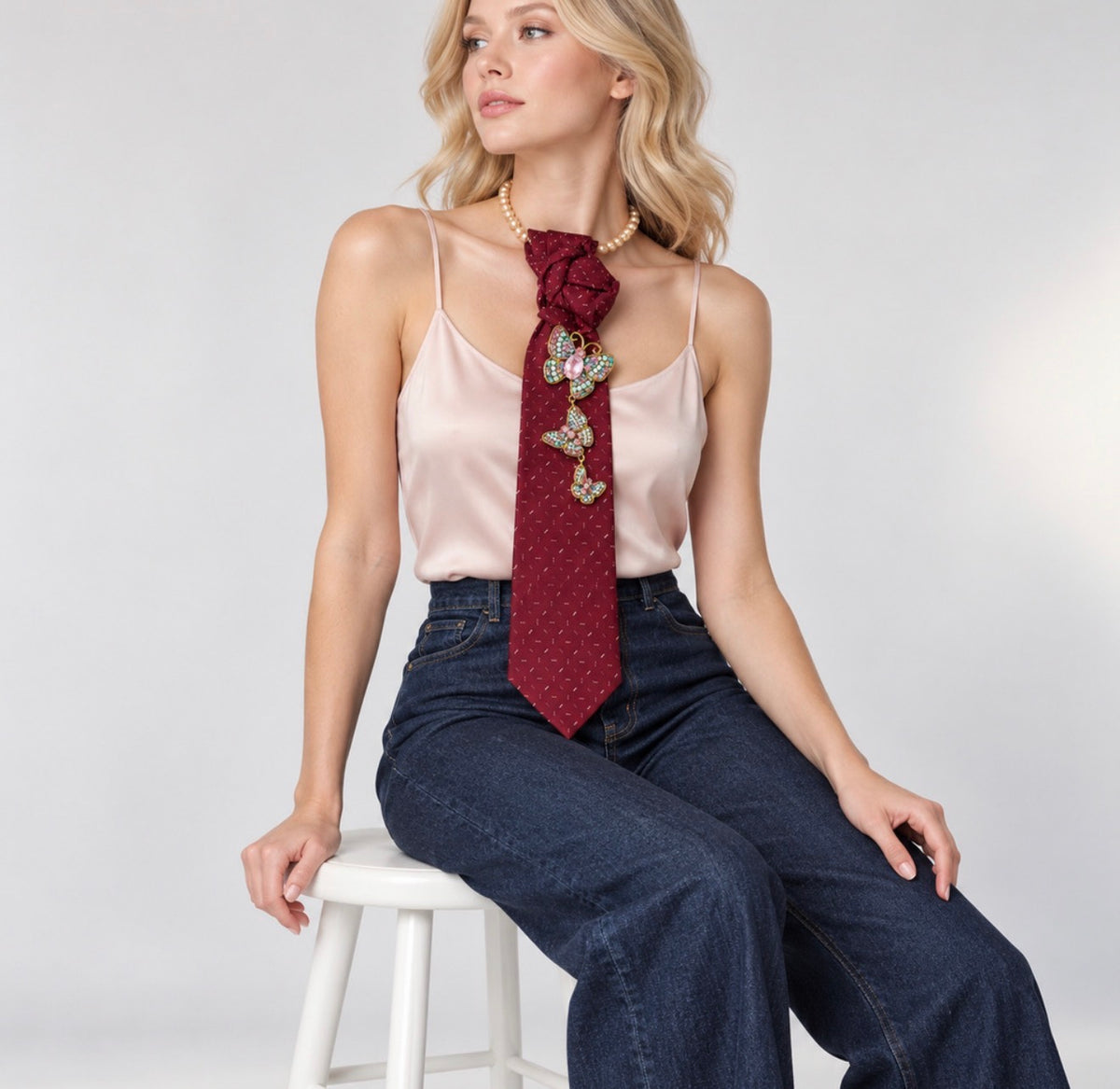 Collar Corbata Lina