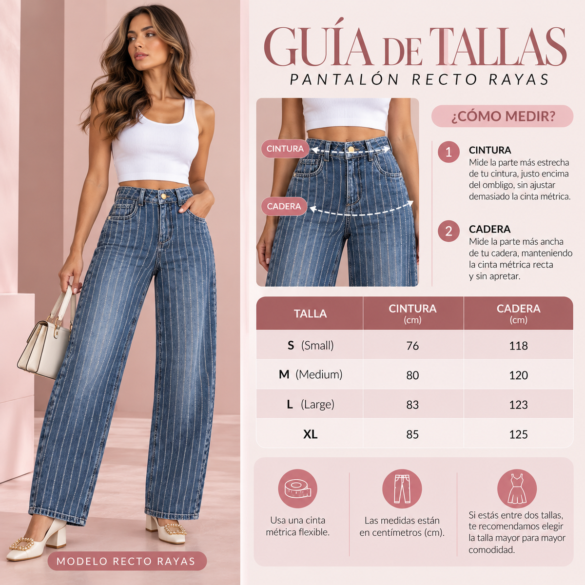 Jeans Recto Rayas