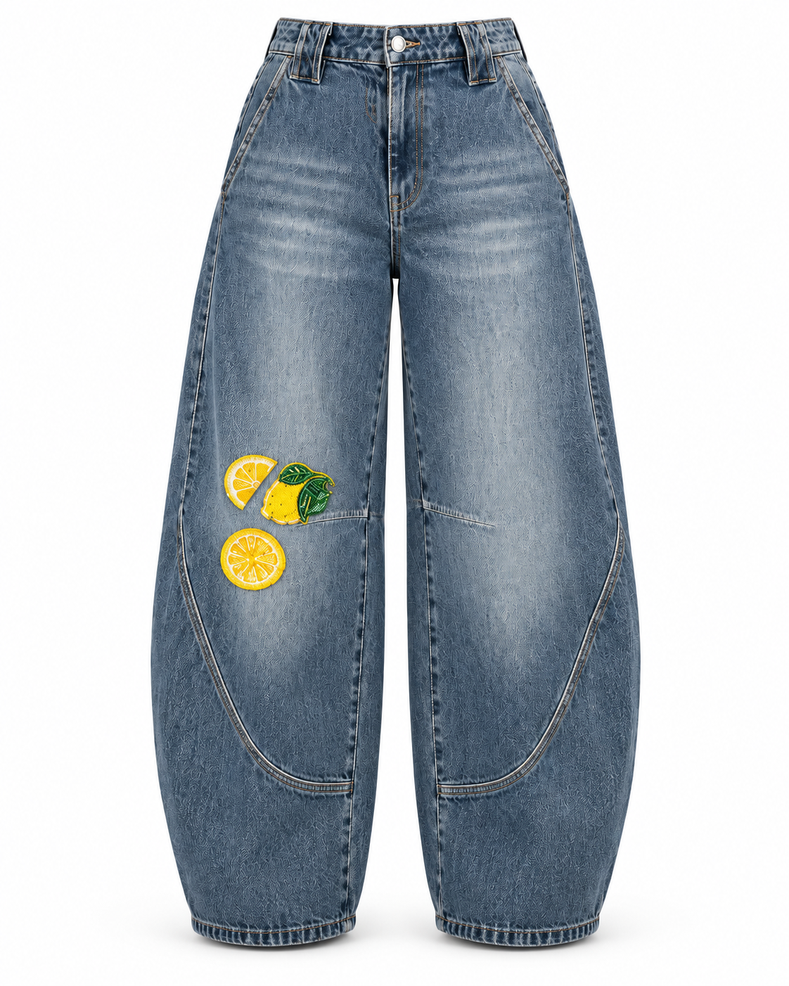 Jeans Barrel Limones