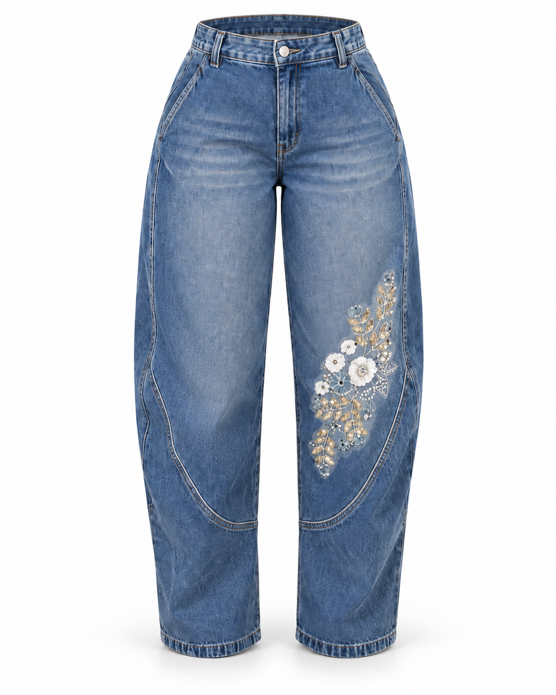 Jeans Barrel Floral