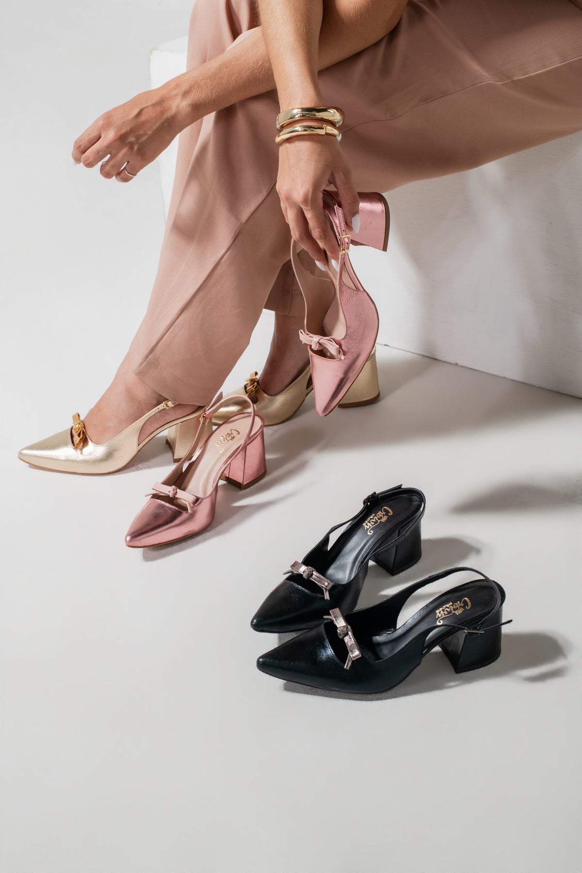 Tacones Lorena Ónix - 34 / Negro