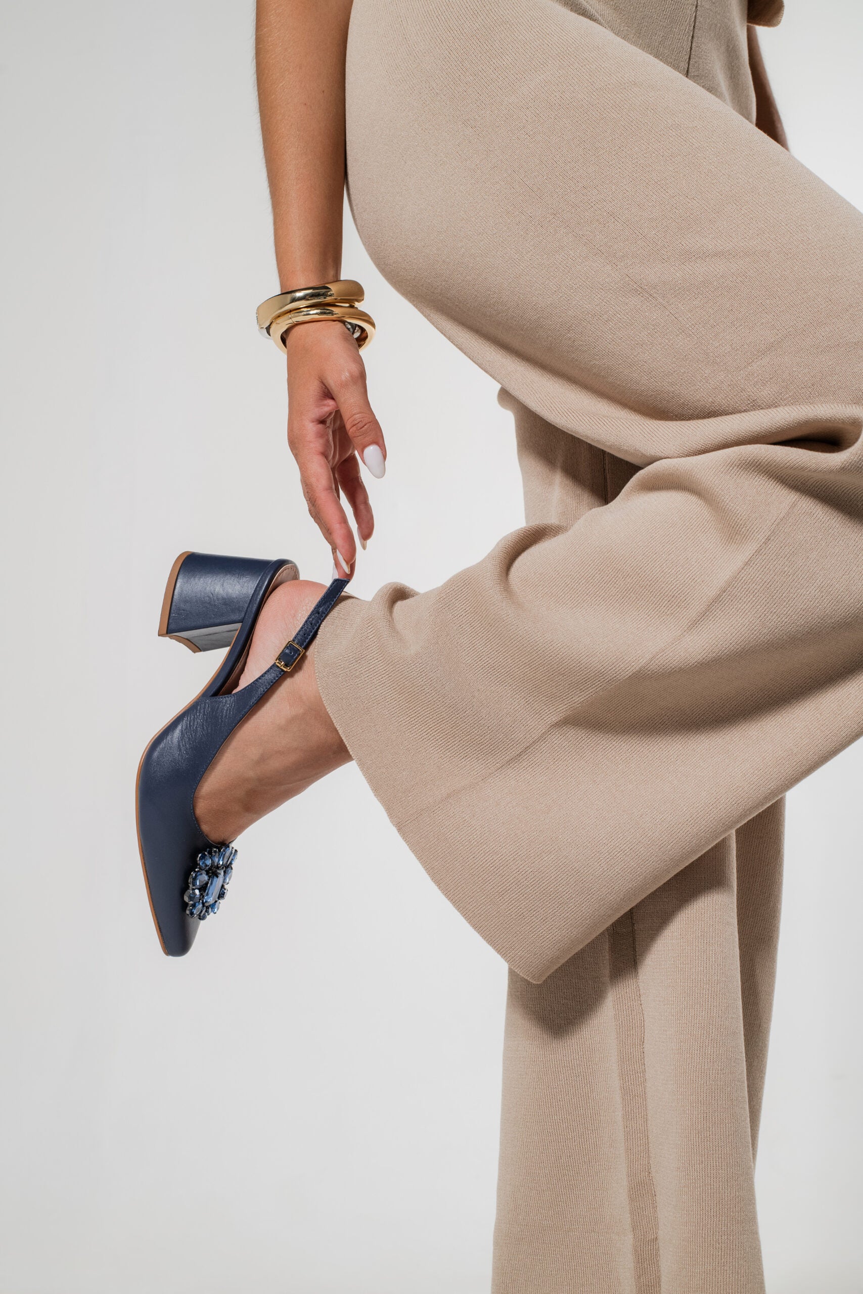 Tacones Leonor Azul