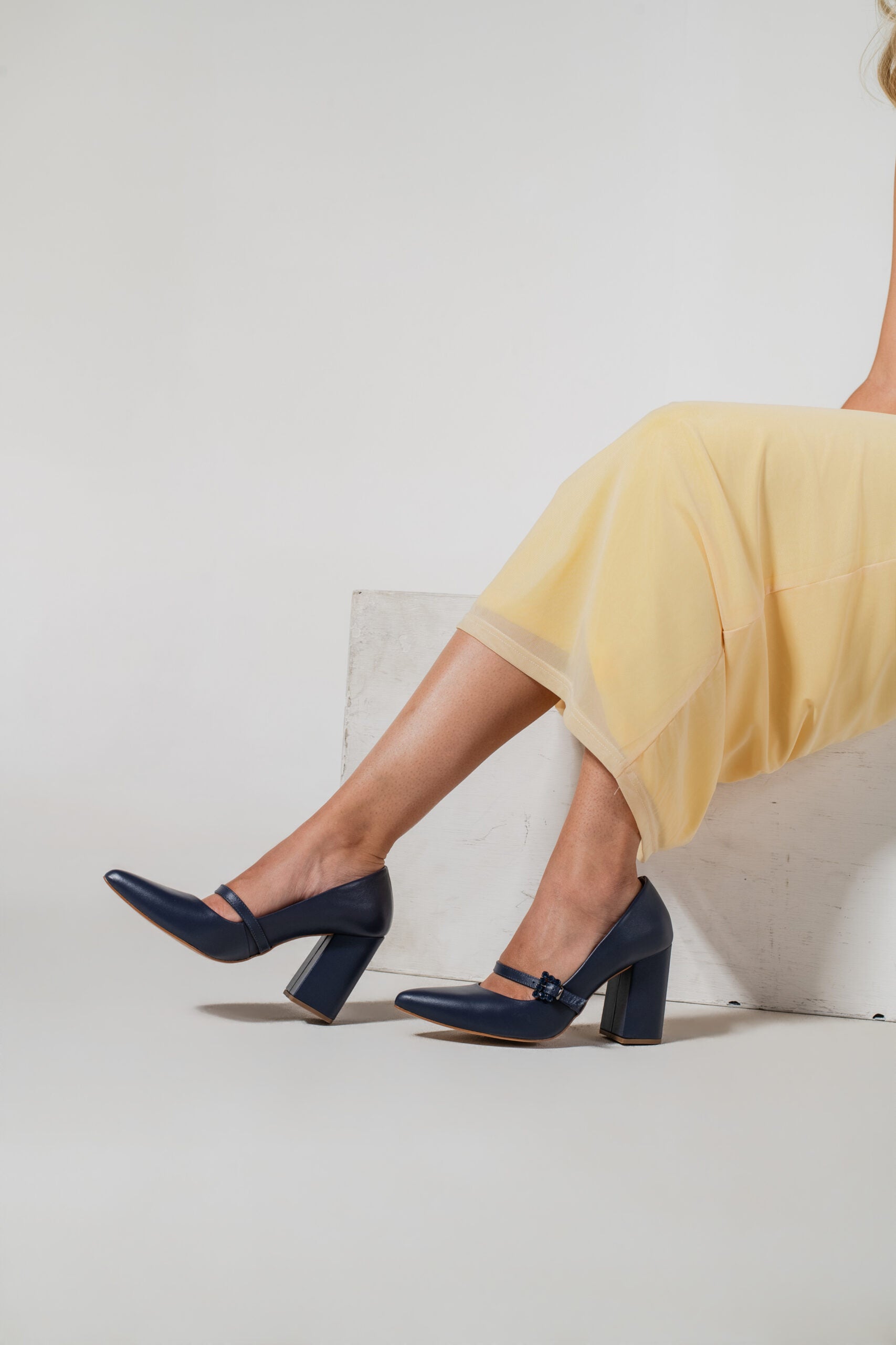 Tacones ADA Azul marino