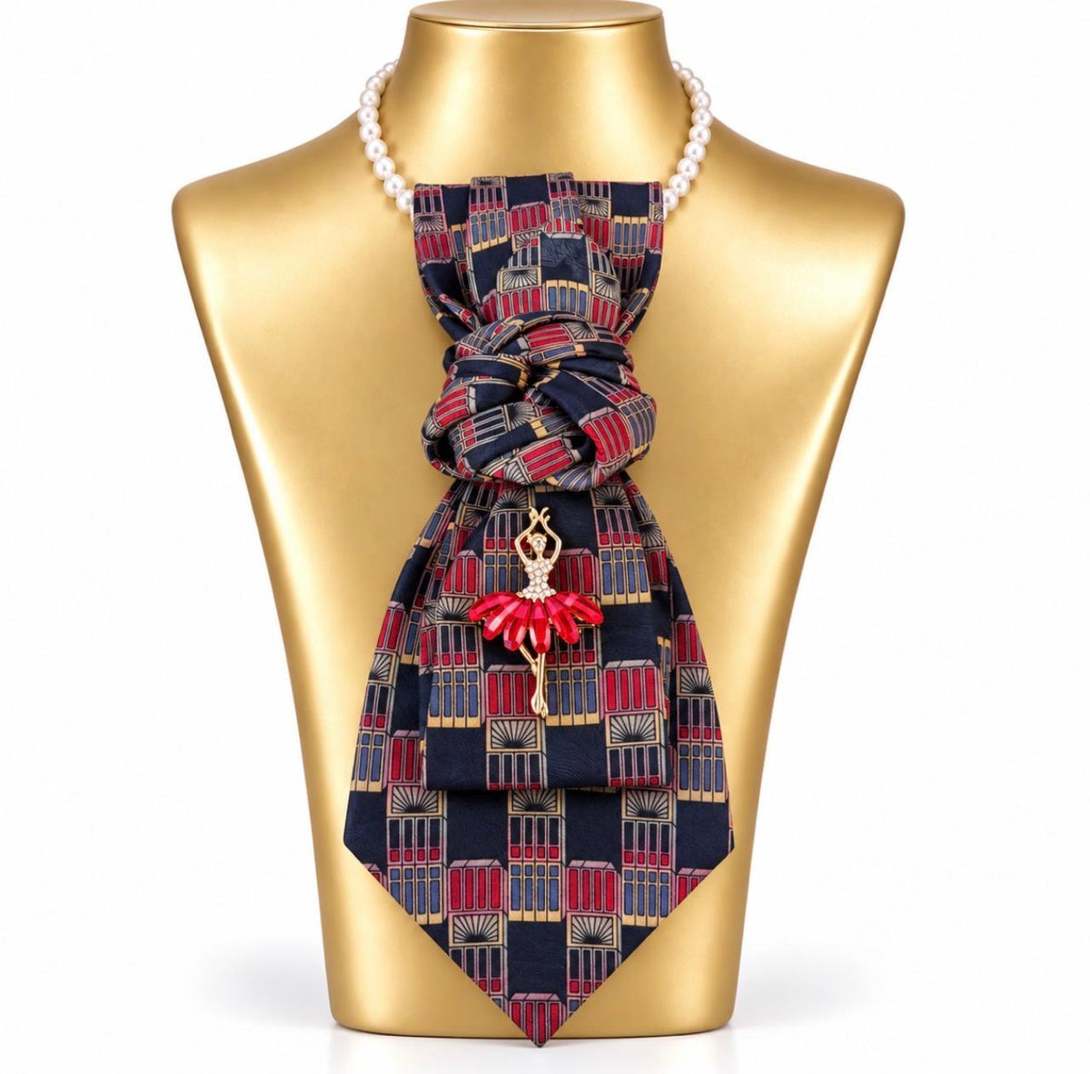 Collar Corbata Valentina