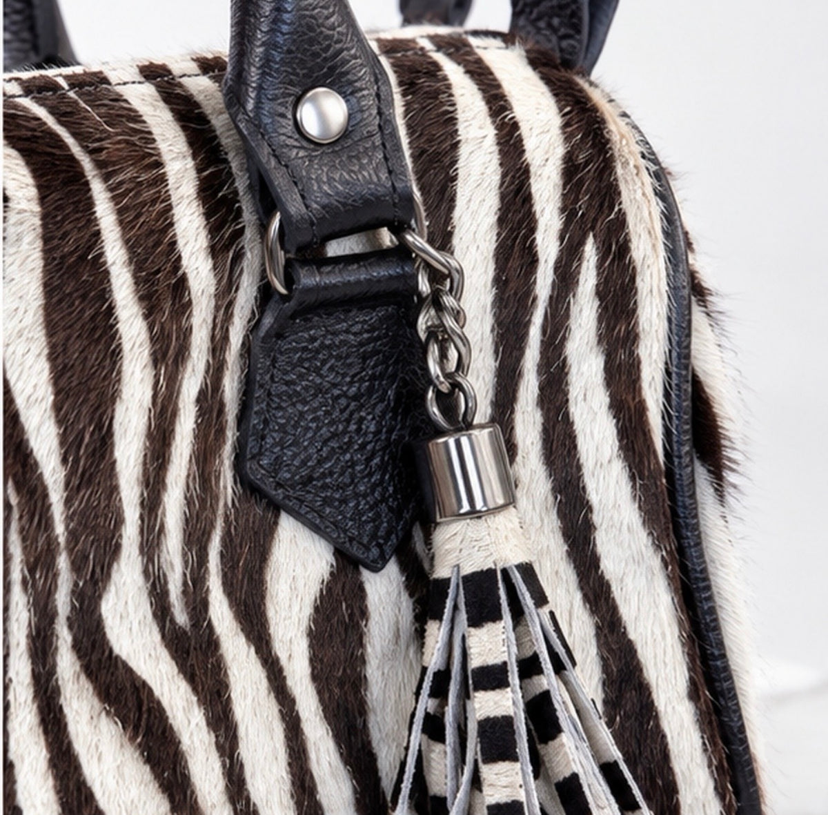 Cartera Baúl - Print Cebra