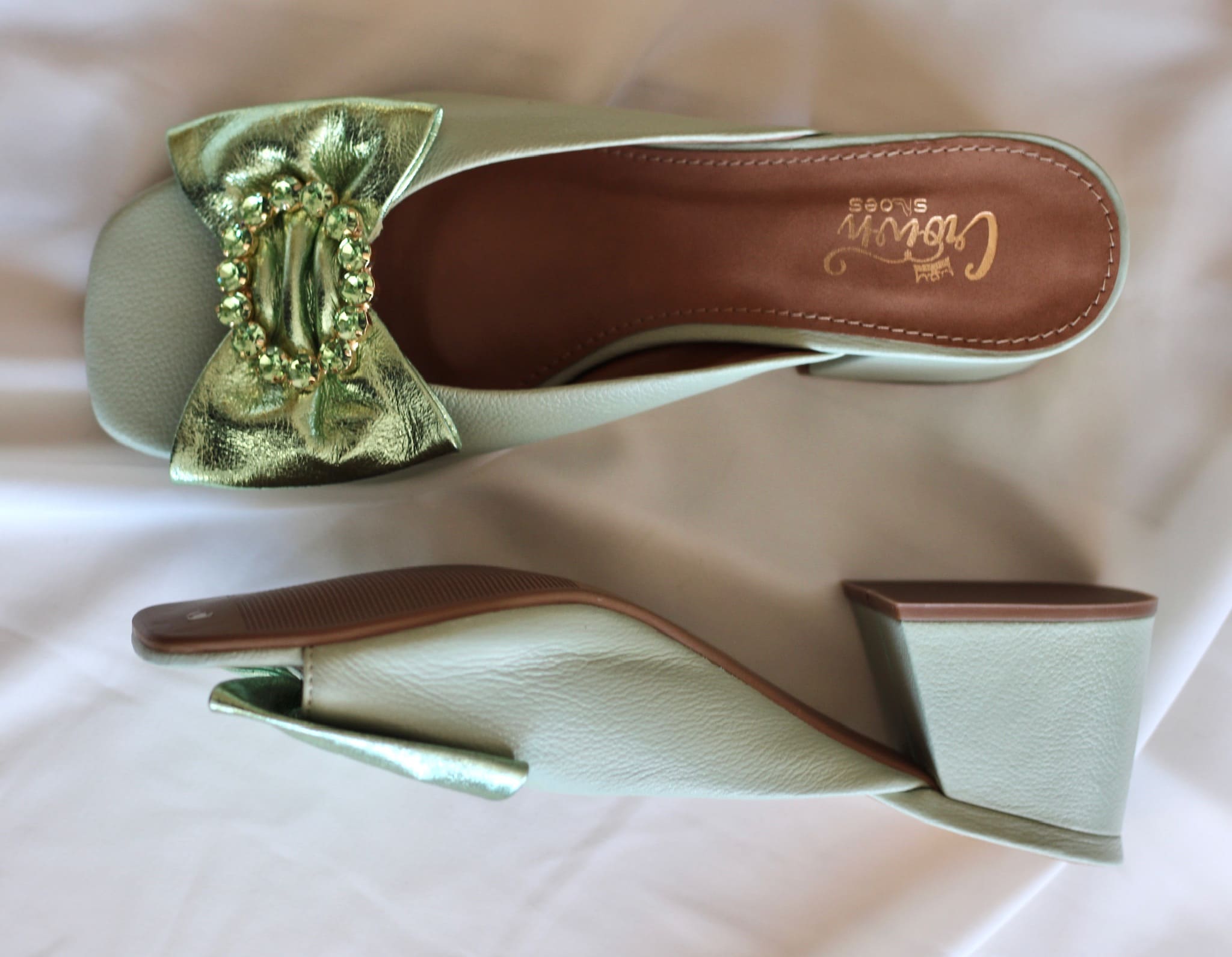 Sandalias Olivia Menta