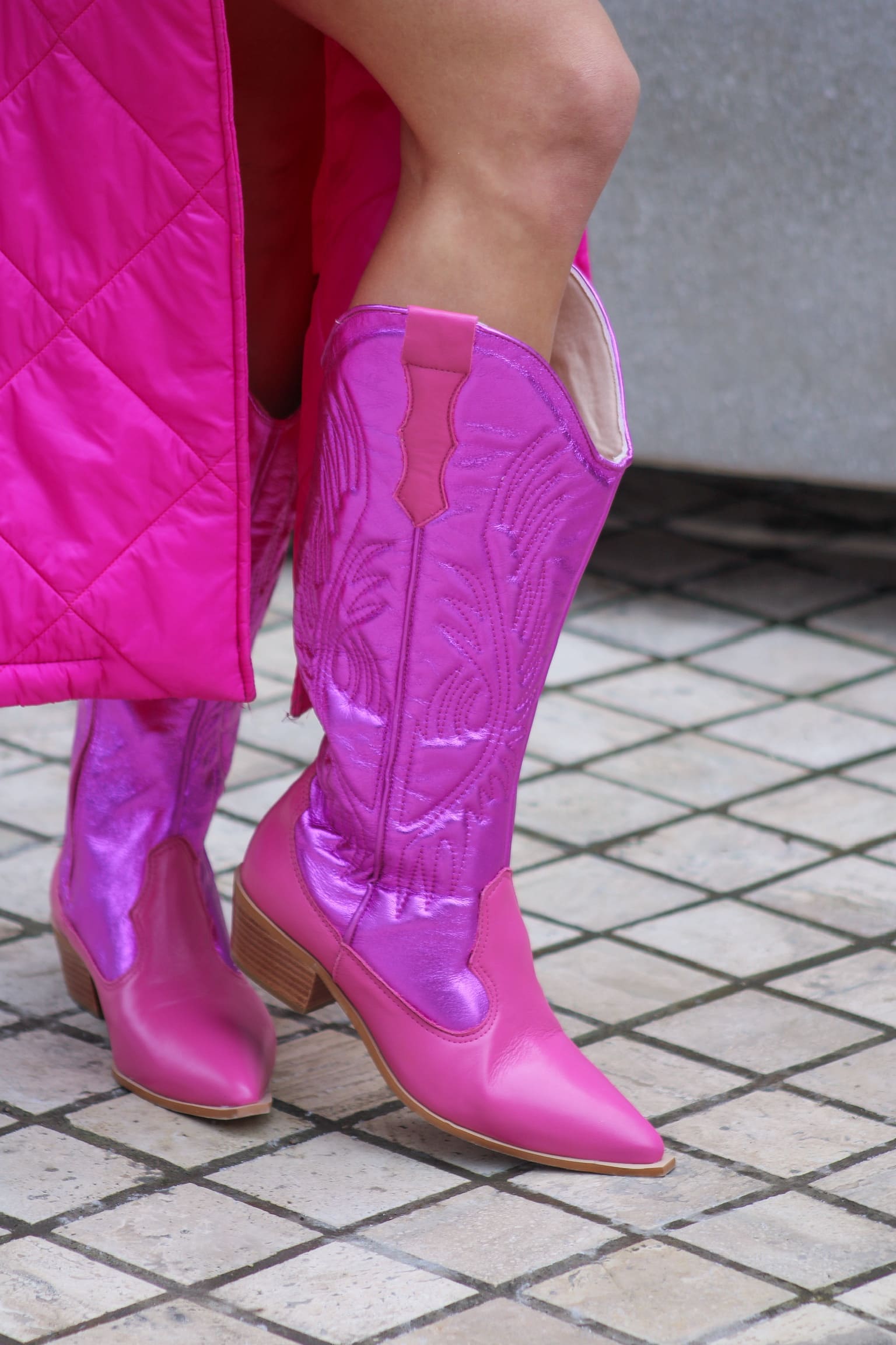 Botas Texanas Taylor Pink