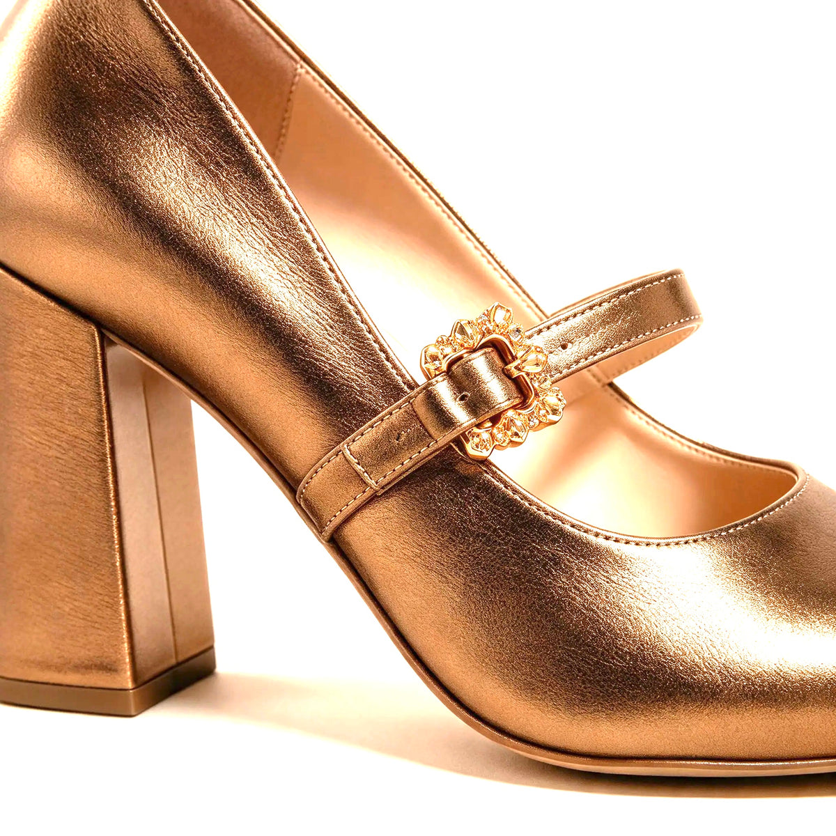 Tacones Ada Bronce