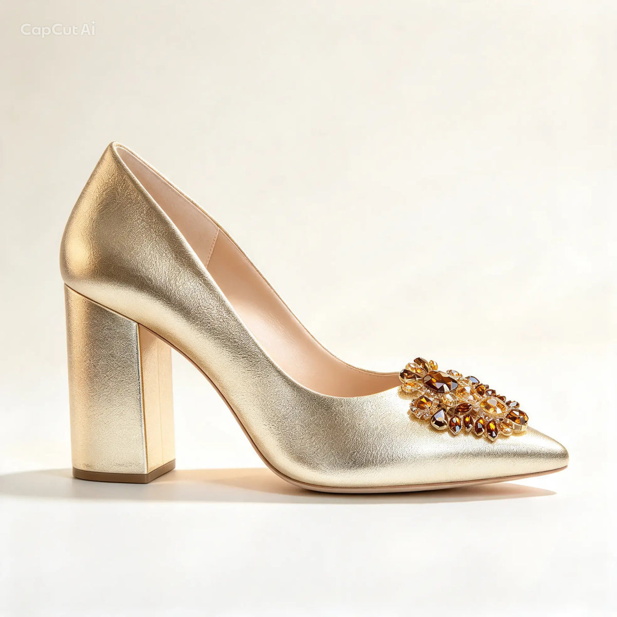 Tacones Diana Gold