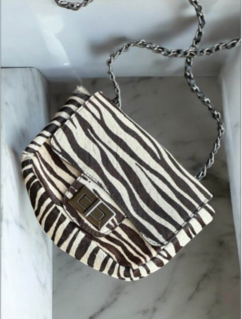 Cartera  Print Zebra