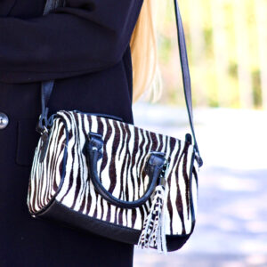 Cartera Baúl - Print Zebra