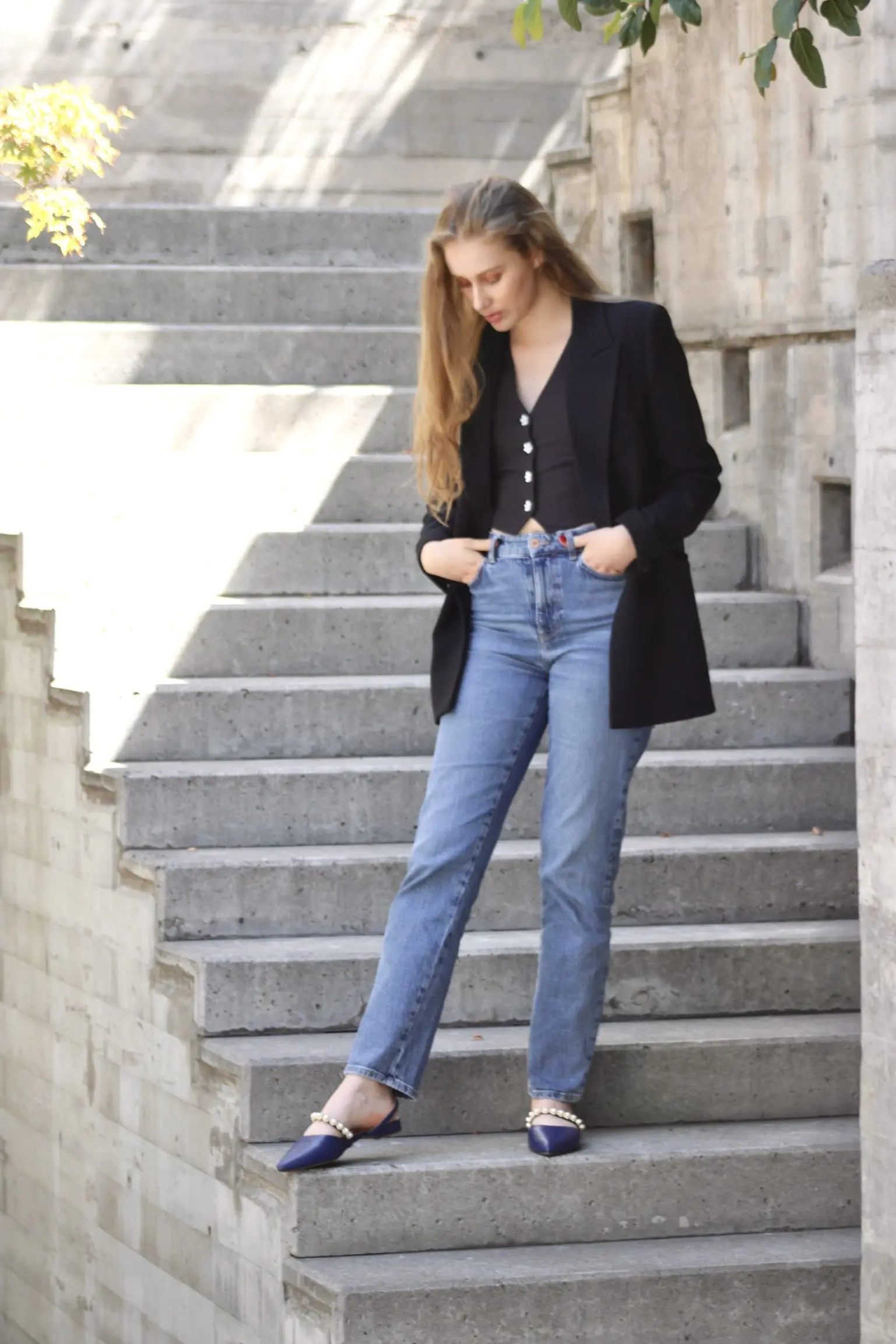 Puntillas Adelaida Azul - Imagen 3