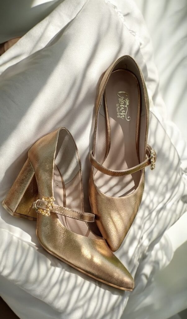 Tacones ADA Bronce